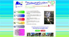 Desktop Screenshot of lesescargotsbleus.fr